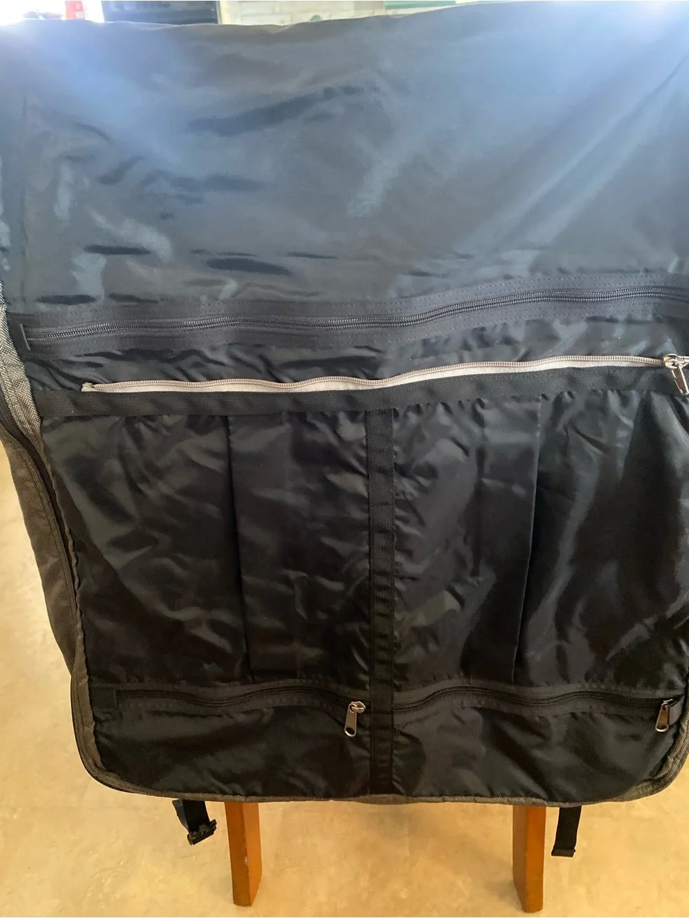 Patagonia Black Laptop Garment Bag with ID Tag